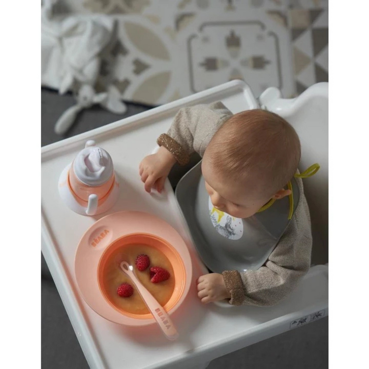 Beaba 1st Age Silicone Spoon Travel Twin Set (with Case)(4m+)