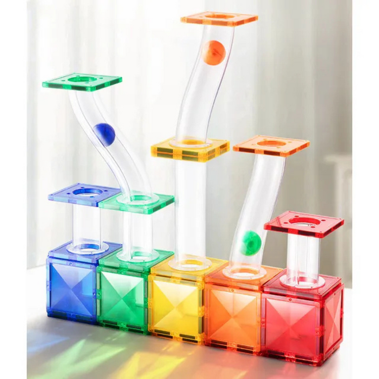 Mideer Colorful Magnetic Tiles - Marble Run 100PCS (3Y+)