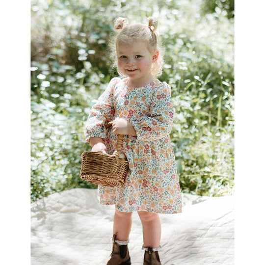 Purebaby Organic Wild Flower Print Forest Dress