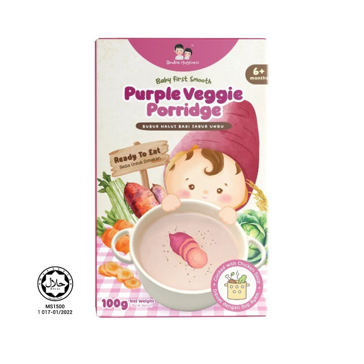 Double Happiness Baby Ready to Eat Porridge | Instant Porridge | Travel friendly food