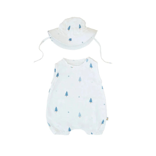 Saeson TENCEL Basic Jumpsuit Set - Snowflake