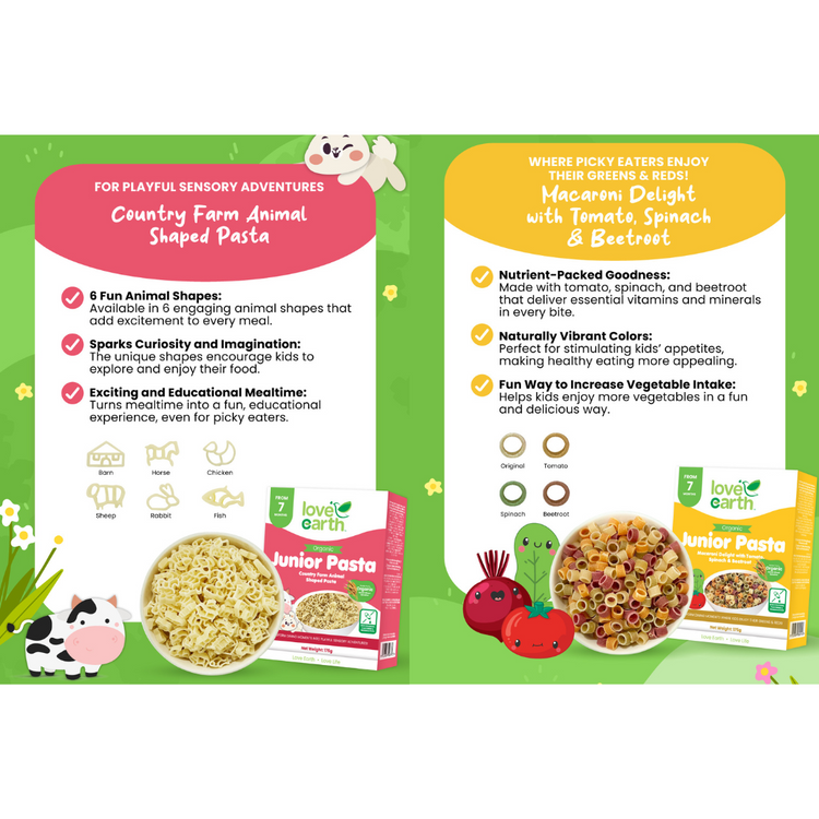 Love Earth Organic Junior Pasta (175g)