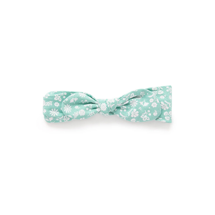 Purebaby Organic Knot Headband - Silhouette Print