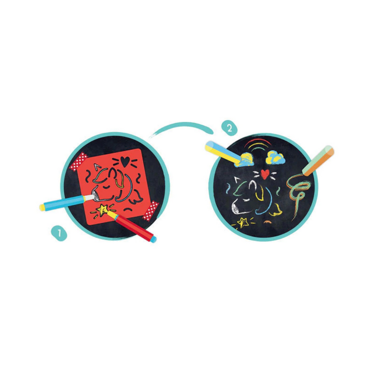 Hape Chalks & Stencils Art (3Y+)