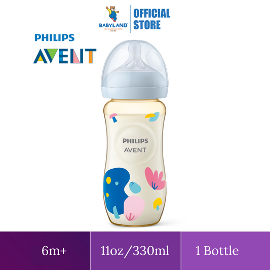 Philips Avent Natural PPSU Baby Bottle 3m+ (11oz/330ml) SCY946/01 (1Pc)