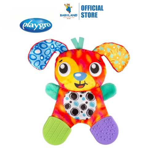 Playgro 0189121 Crinkle Blankie Penny Puppy (0m+)