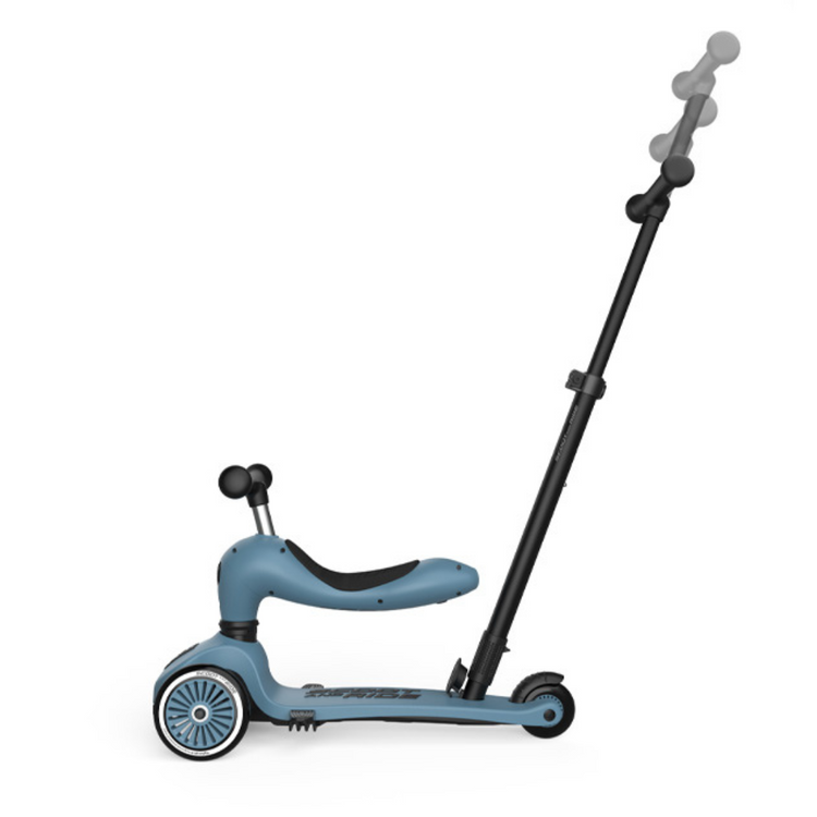 Scoot And Ride Highwaykick 1 Push and Go - Steel (1-5 Yrs)