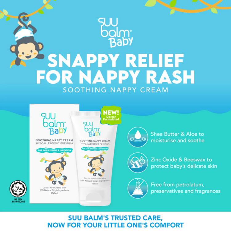 Suu Balm Baby Soothing Nappy Cream (100ml)