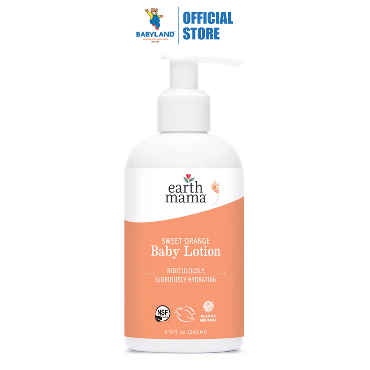 Earth Mama Sweet Orange Baby Lotion 240ml