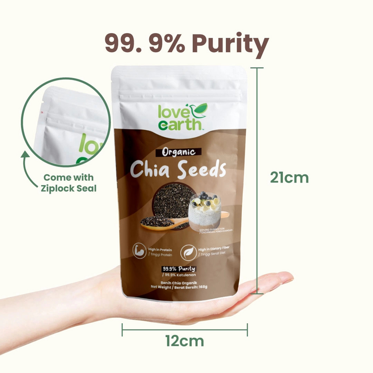 Love Earth Organic Chia Seed (168g)