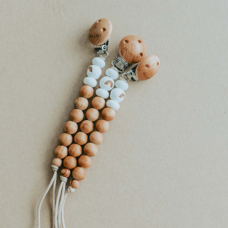 Mils and Key Mirai Pacifier Clips - Multiple Color (0m+)