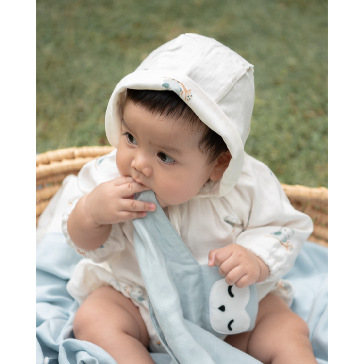 Saeson Classic Bubble Romper Set 100% Tencel