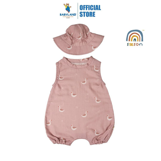 Saeson TENCEL Basic Jumpsuit Set - Rose Wood Goose