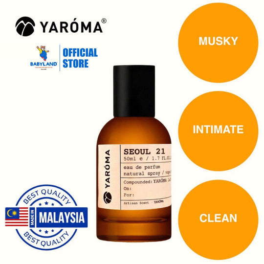 Yaroma SEOUL 21 Perfume 50 mL | Bright Citrus & Cedar Fragrance