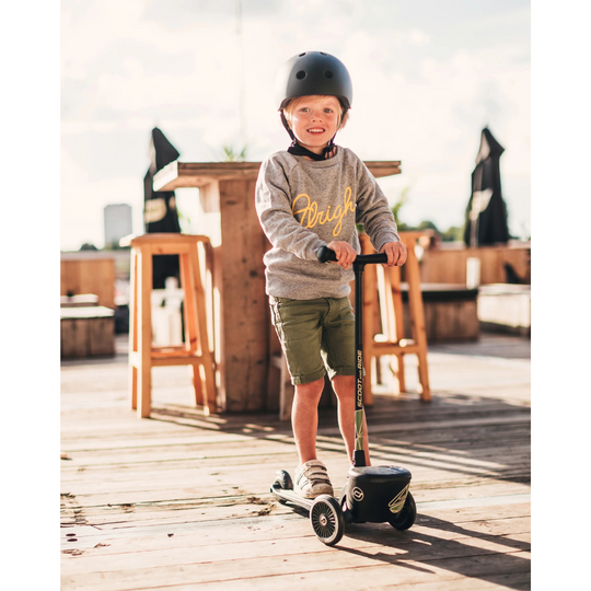 Scoot And Ride Helmet Size S-M (Black) (51 – 55 cm)