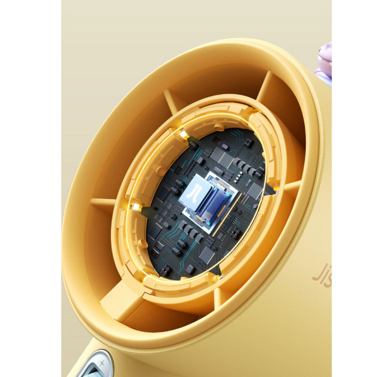 JisuLife Handheld Fan Pro1 5000mAh - Butterbear【 Bladeless Rechargeable 100 Level Adjustment With Strong Wind Cooler 18h 】