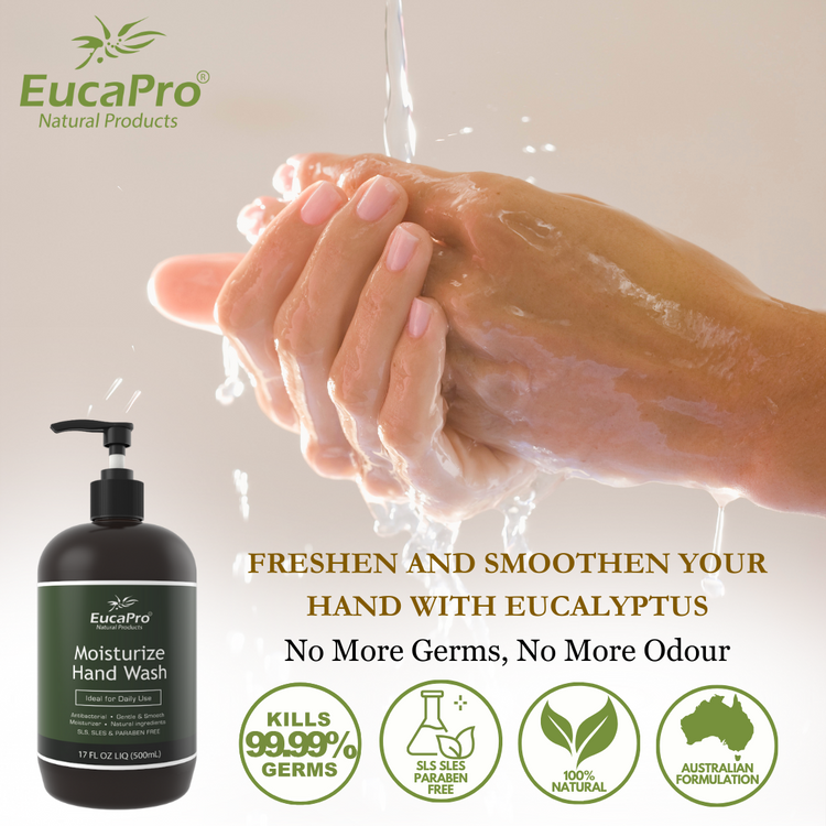 EucaPro Antibacterial Moisturized Hand Wash Eucalyptus (500ml)