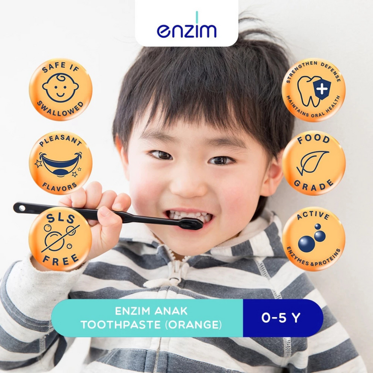 Enzim Anak Kids Toothpaste - Orange 50ml (0-5Y)