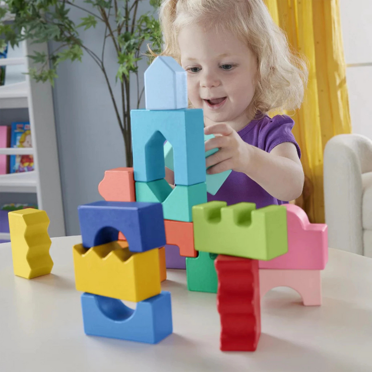 Fisher-Price Wooden Interlocking Blocks