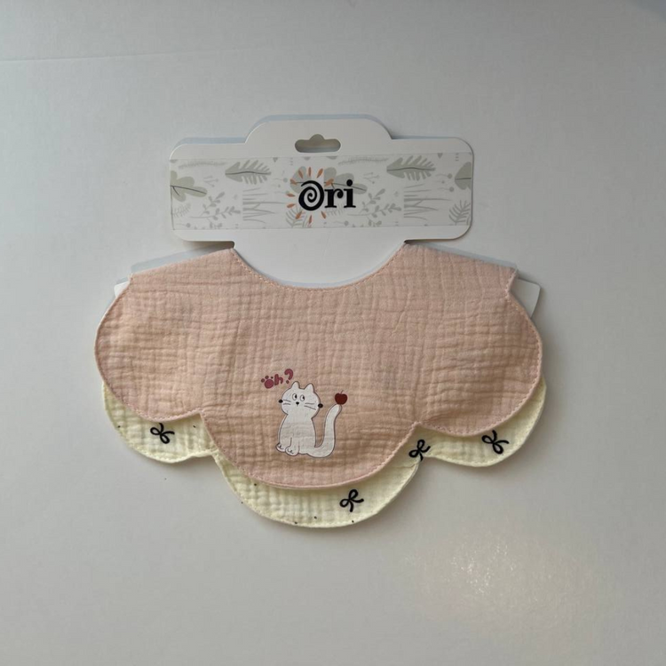 Ori Baby Cotton Bibs (2pcs) (Adjust Snap)