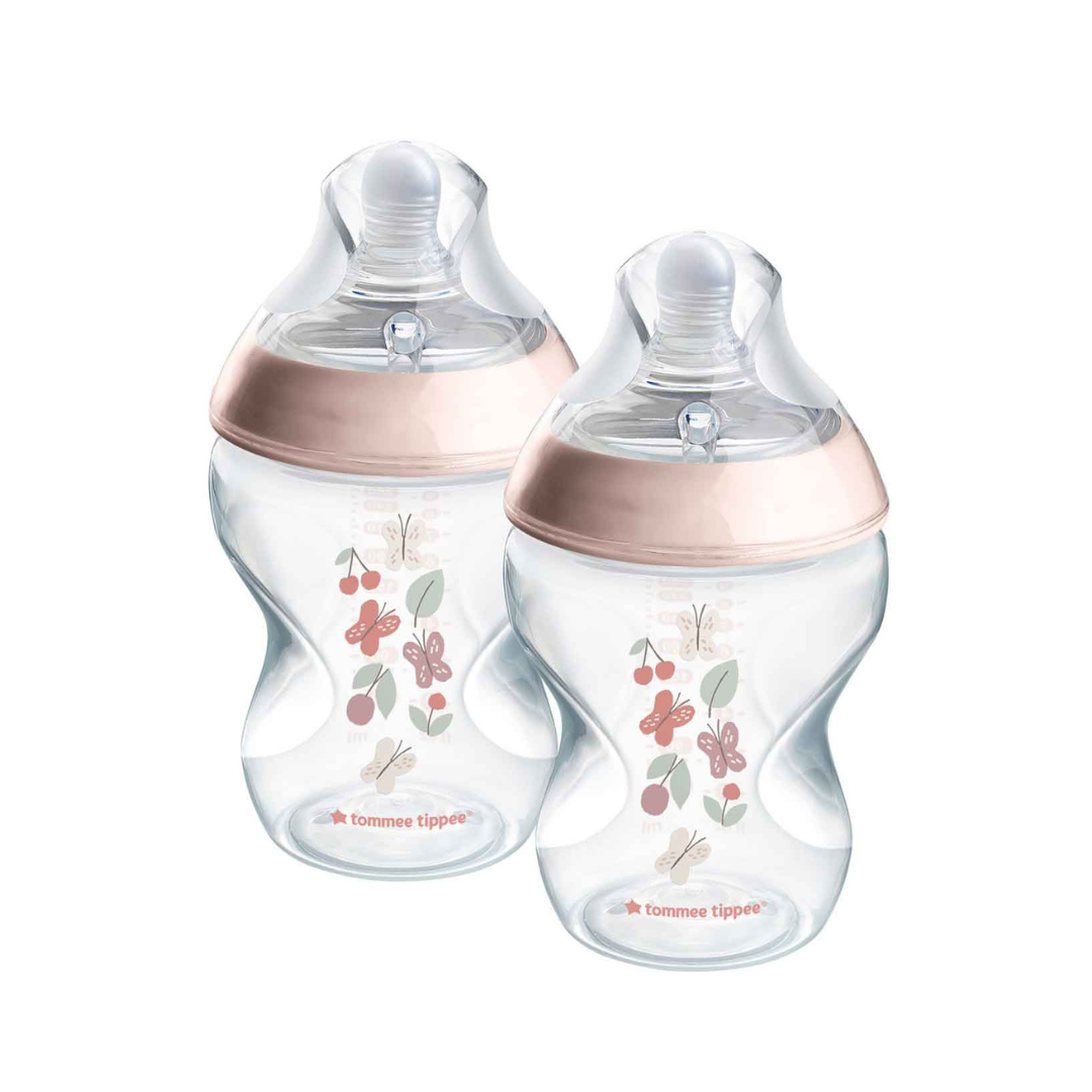 Tommee Tippee Natural Start PP Bottle 260ml Pack (Pink)