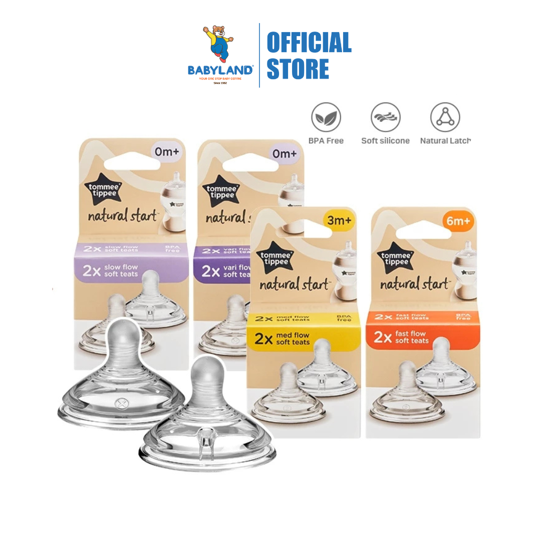 Tommee Tippee Natural Start Soft Teat (2Pcs) – Babyland SS2 Malaysia