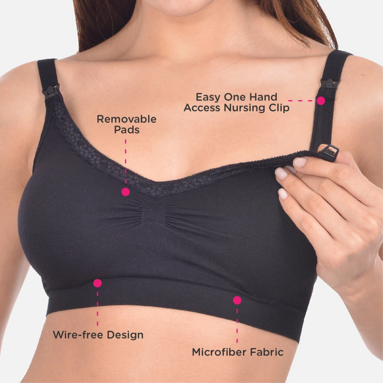Lunavie Premium Seamless Nursing Bra