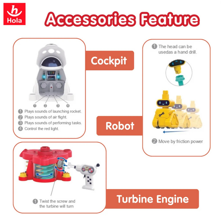 Hola Miukids Rocket (4Y+) Engineering & Hands-on Skills