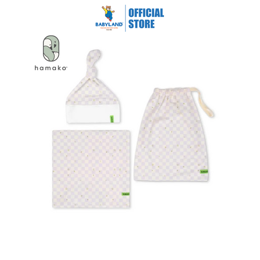 Hamako Tencel Blanket Set Stary Gingham