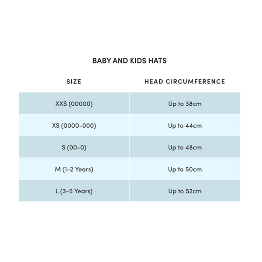 Purebaby Organic Broad Brim Swim Hat - Blue Daisy Print