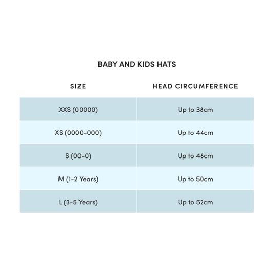 Purebaby Organic Broad Brim Swim Hat - Blue Daisy Print