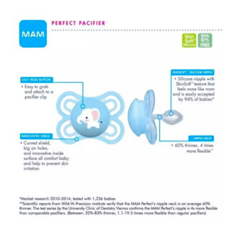 MAM Perfect Colours of Nature Pacifier (2-6M)