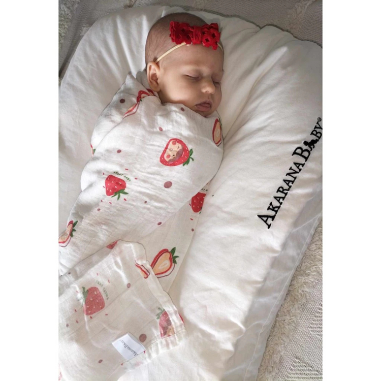 Akarana Baby High Quality Bamboo Muslin Swaddle Soft Blanket
