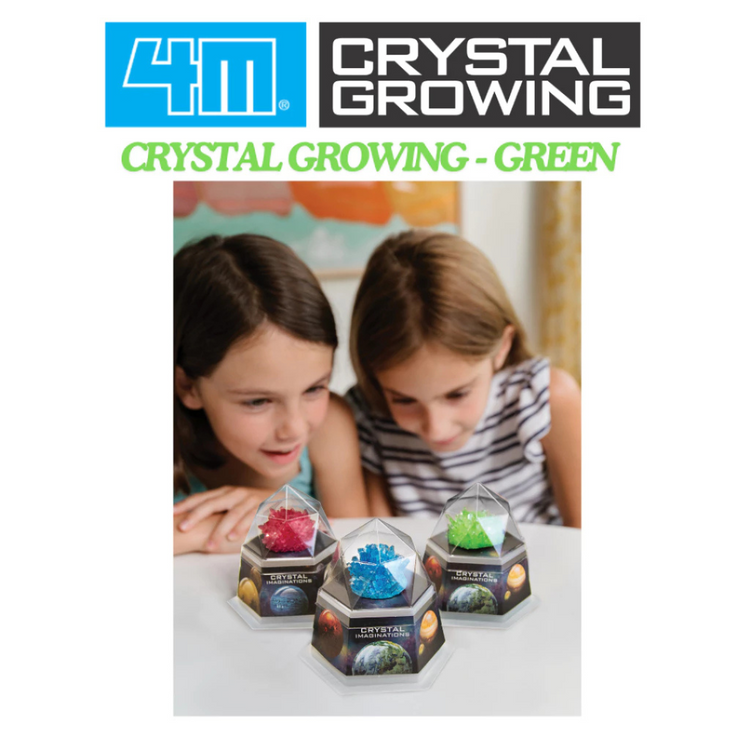 4M Crystal Growing - Crystal Imaginations Green (New Version) (10Y+)