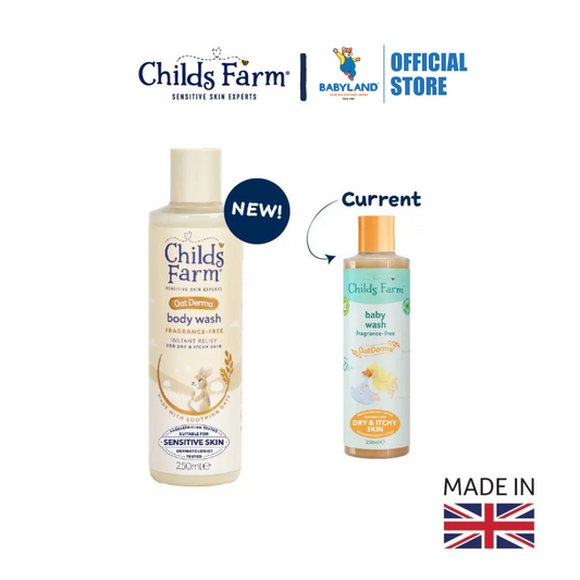 Childs Farm OatDerma Body Wash - Fragrance-Free (250ml)