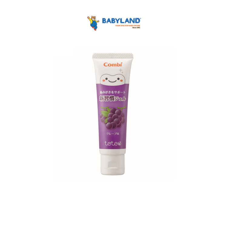 Combi Baby Teteo Gel Dentifrice Toothpaste 30g (9m+) (Grape, Strawberry)