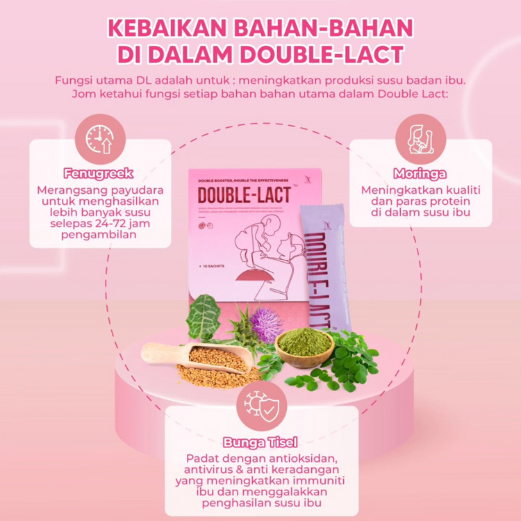 Nufiya Double-Lact 10pcs | Double Booster, Double Effectiveness