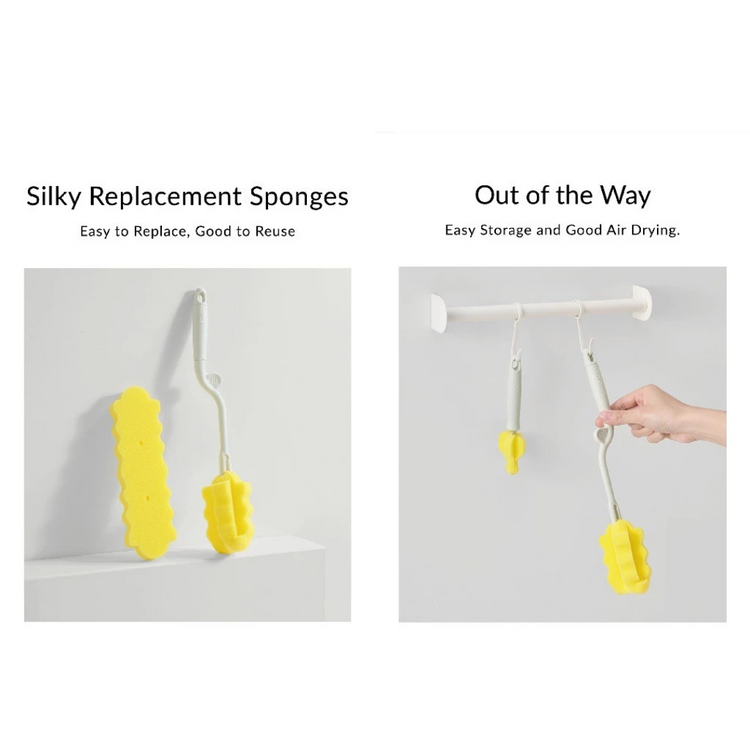 Simba Silky Rotating Sponge Bottle Brush