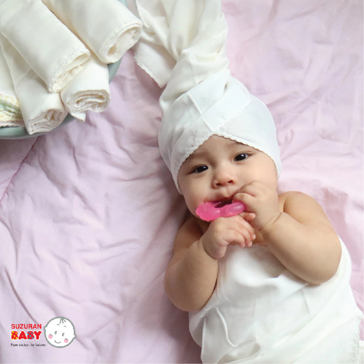 Suzuran Baby Gauze Swaddle Bath Towel (3Pcs)