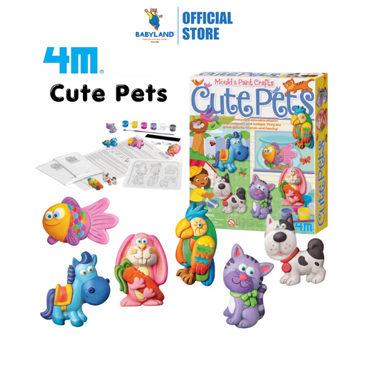 4M Mould & Paint - Cute Pets (5Y+)
