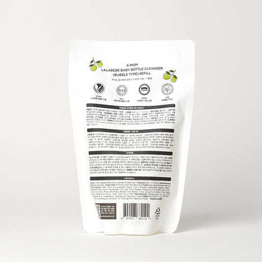 K-MOM Lalabebe Baby Bottle Cleanser - Liquid Type Refill 400ml