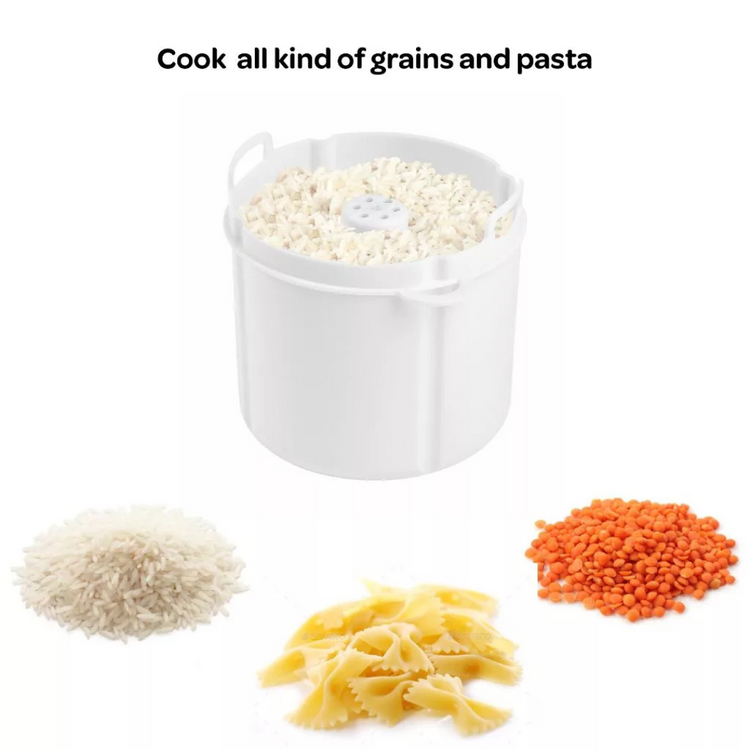 Beaba Babycook Express Pasta/Rice Cooker - Suitable for all types of starchy foods (rice, pasta, wheat, lentils)