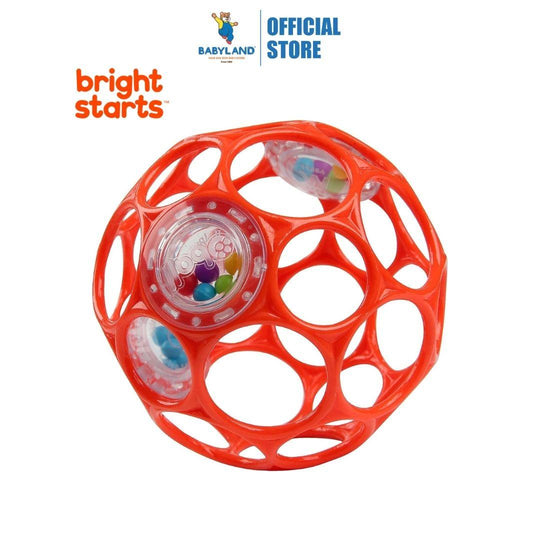 Bright Starts Oball Rattle Easy-Grasp Toy - Red (0m+)
