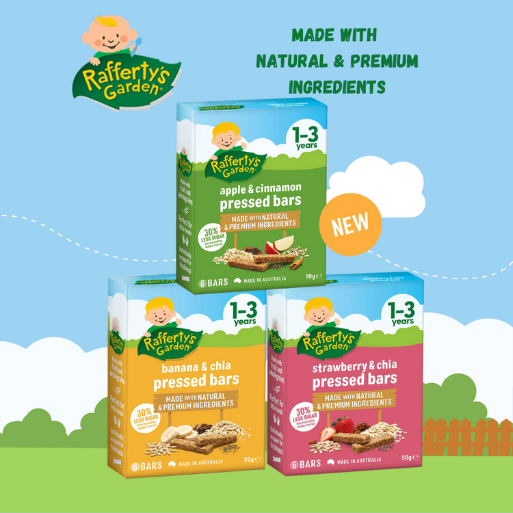 Rafferty's Garden Pressed Snack Bars 90g (12m+)