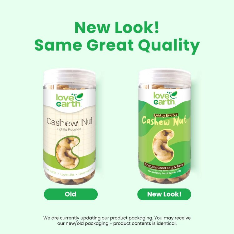 Love Earth Lightly Roasted Cashew Nut 320g