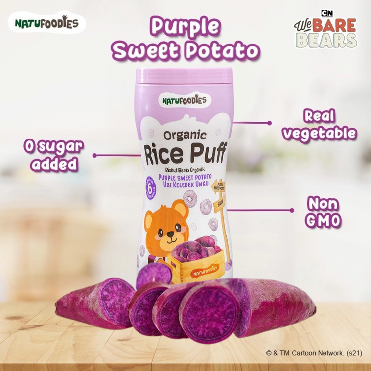 Natufoodies Organic Rice Puffs (6m+) (8m+)