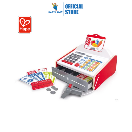 Hape 3184 Beep N Buy Cash Register Pretend Play Suitable For Age 3 Years And Up