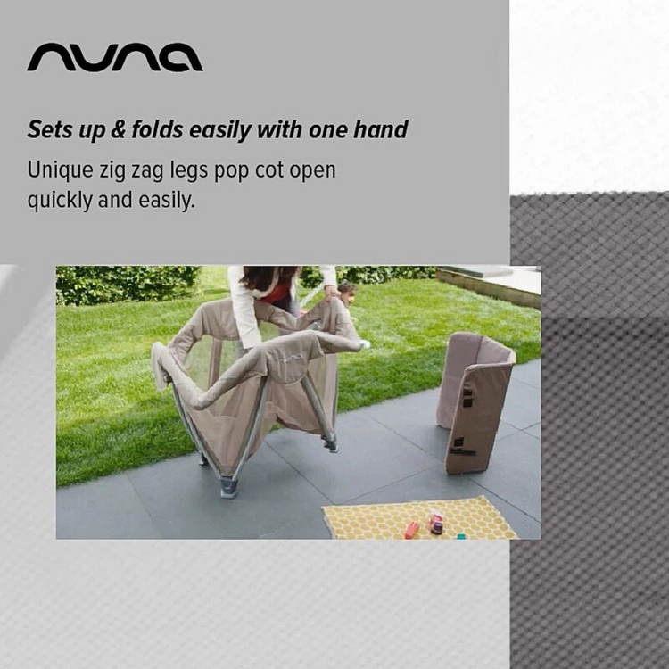 Nuna SENA Aire Portable Cot (Newborn to 15kg)
