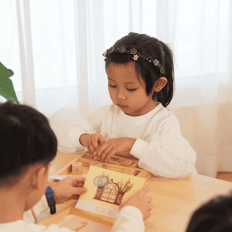 PureDays Wooden Wordament - English Extension Kit (1Y+)