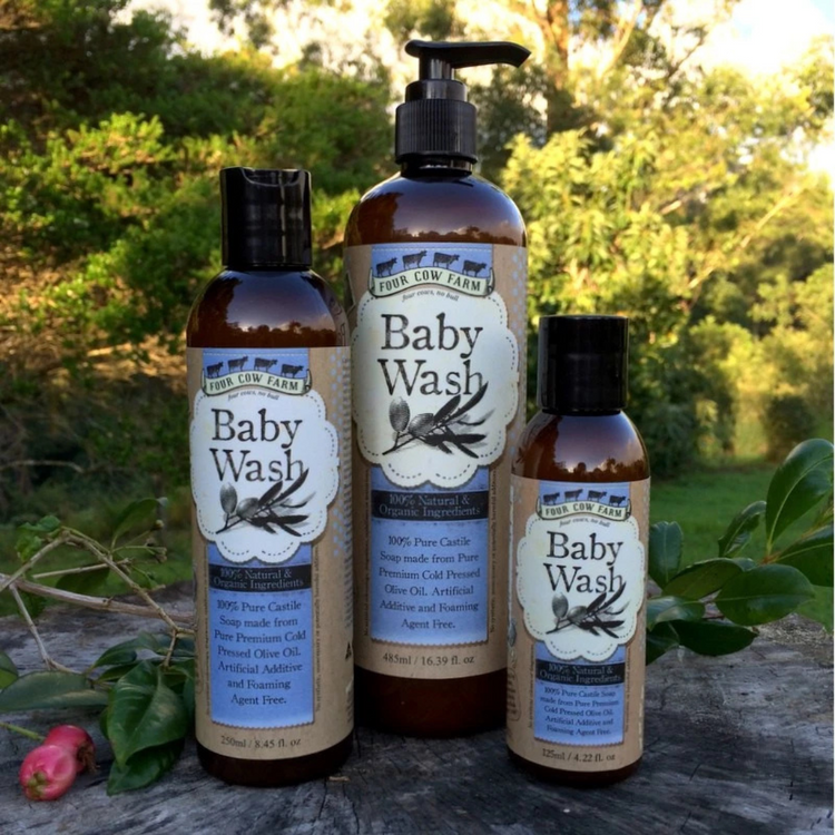 Four Cow Farm Pure Castile Baby Wash